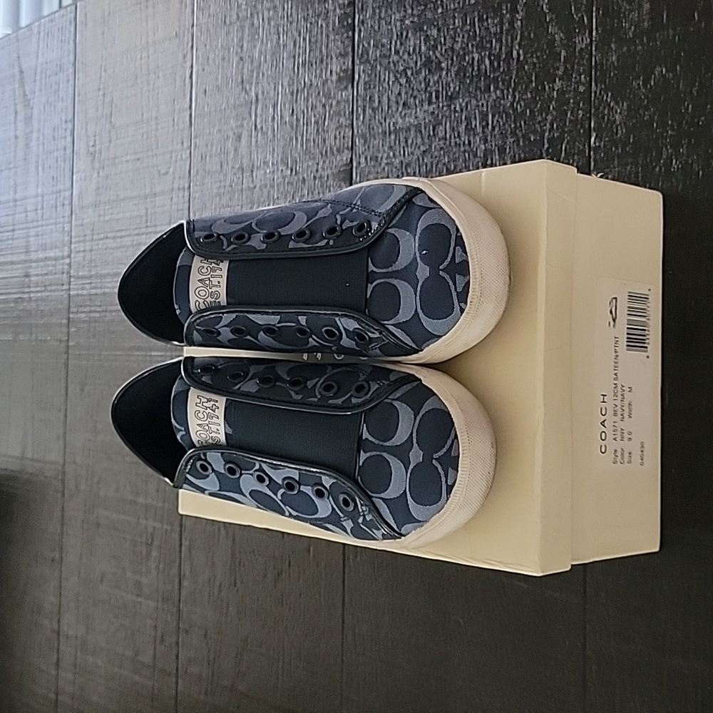 Coach Navy Sneaker